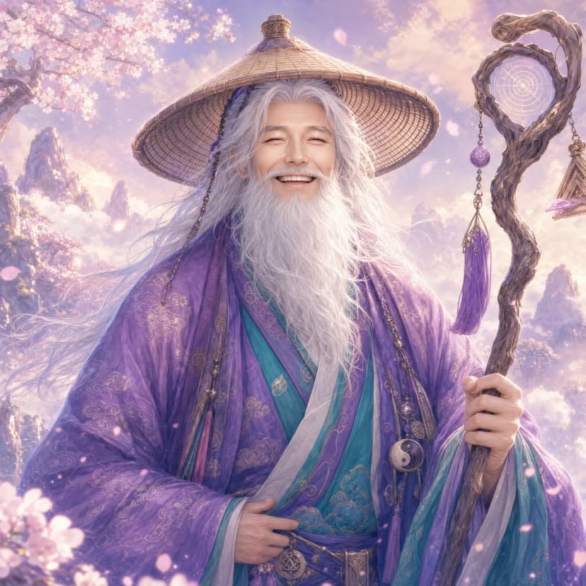 산신령 웃음