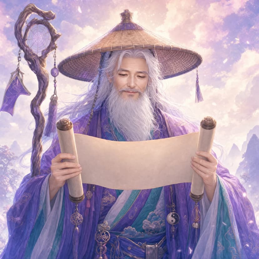 산신령 두루마리