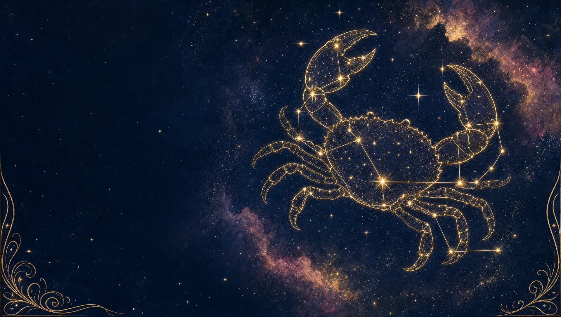 Cancer constellation art