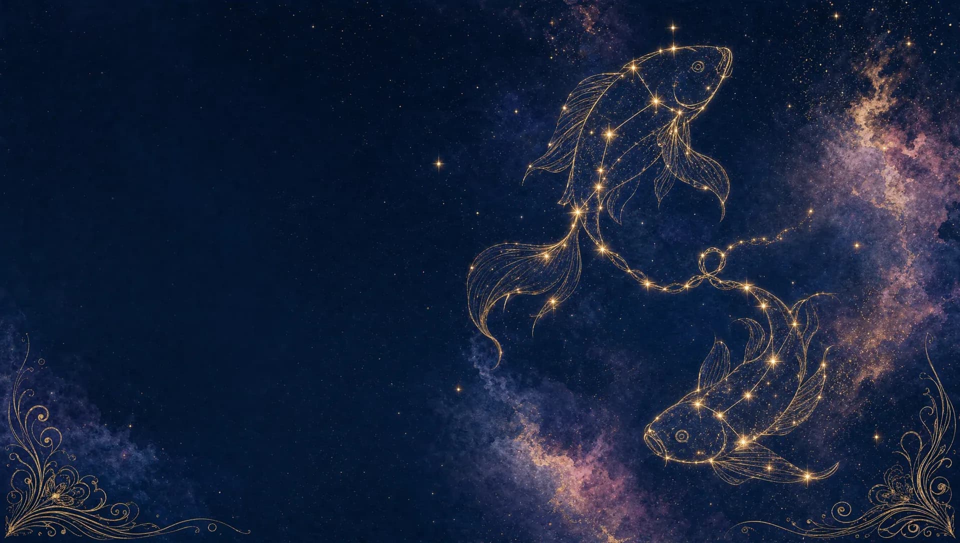Pisces constellation art