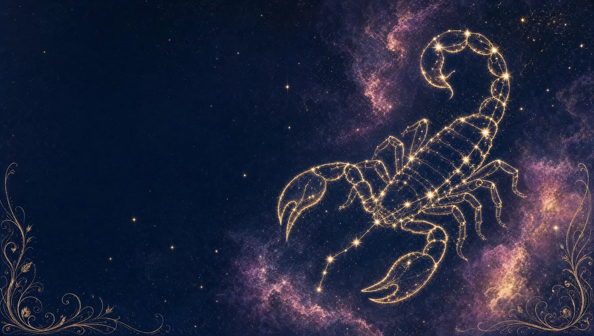 Scorpio constellation art