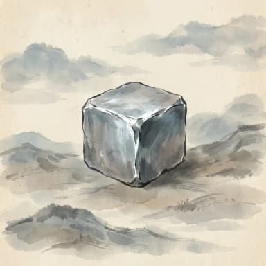 경(庚) 양금 陽金 자연 비유 일러스트