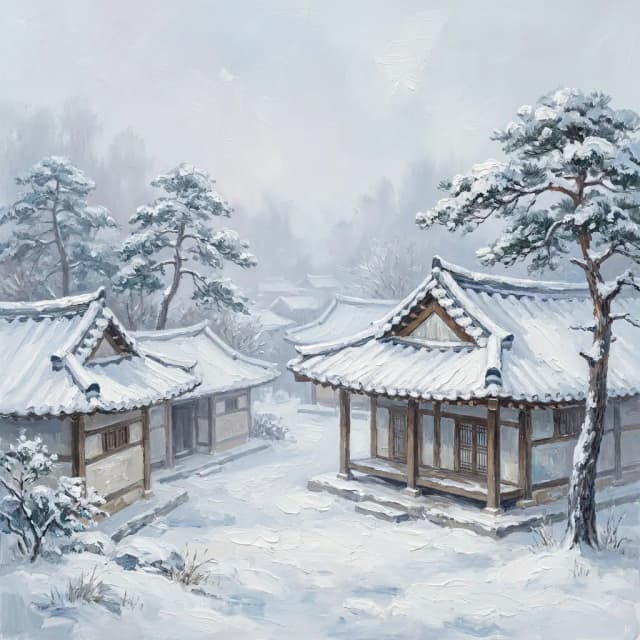 대설 大雪 — 24절기 겨울 冬 풍경