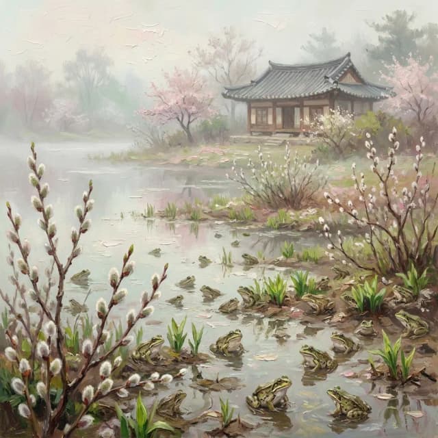 경칩 驚蟄 — 24절기 봄 春 풍경