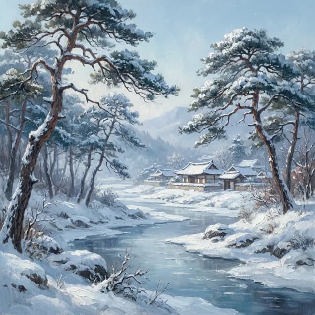 소한 小寒 — 24절기 겨울 冬 풍경