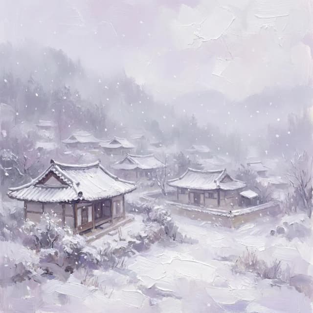 소설 小雪 — 24절기 겨울 冬 풍경