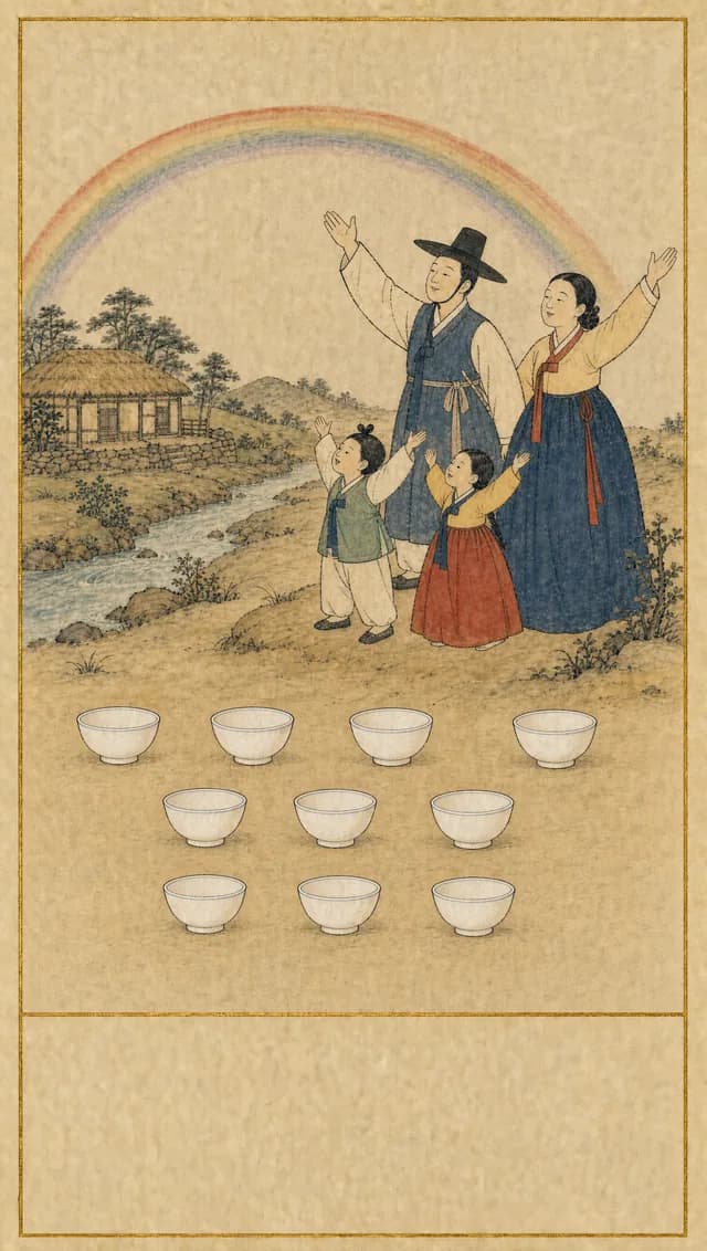 컵 10 타로 카드