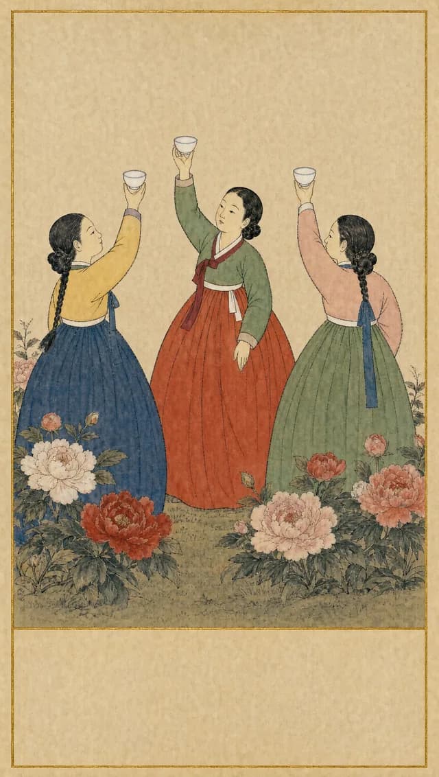 컵 3 타로 카드