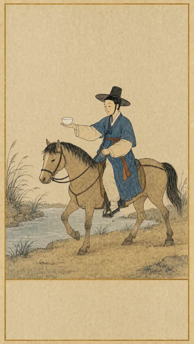 컵 나이트 타로 카드
