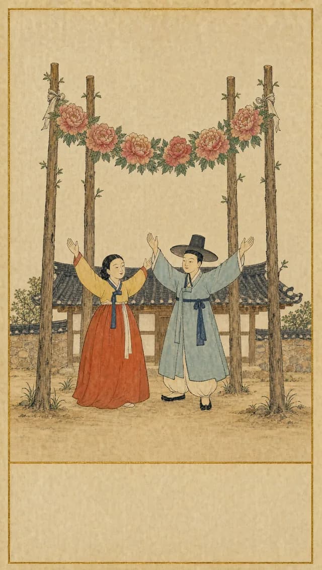 완드 4 타로 카드