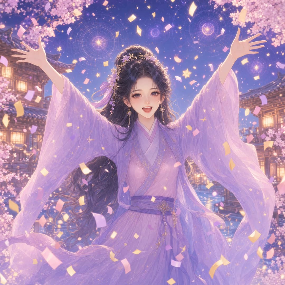 별이의 화투 승리 반응
