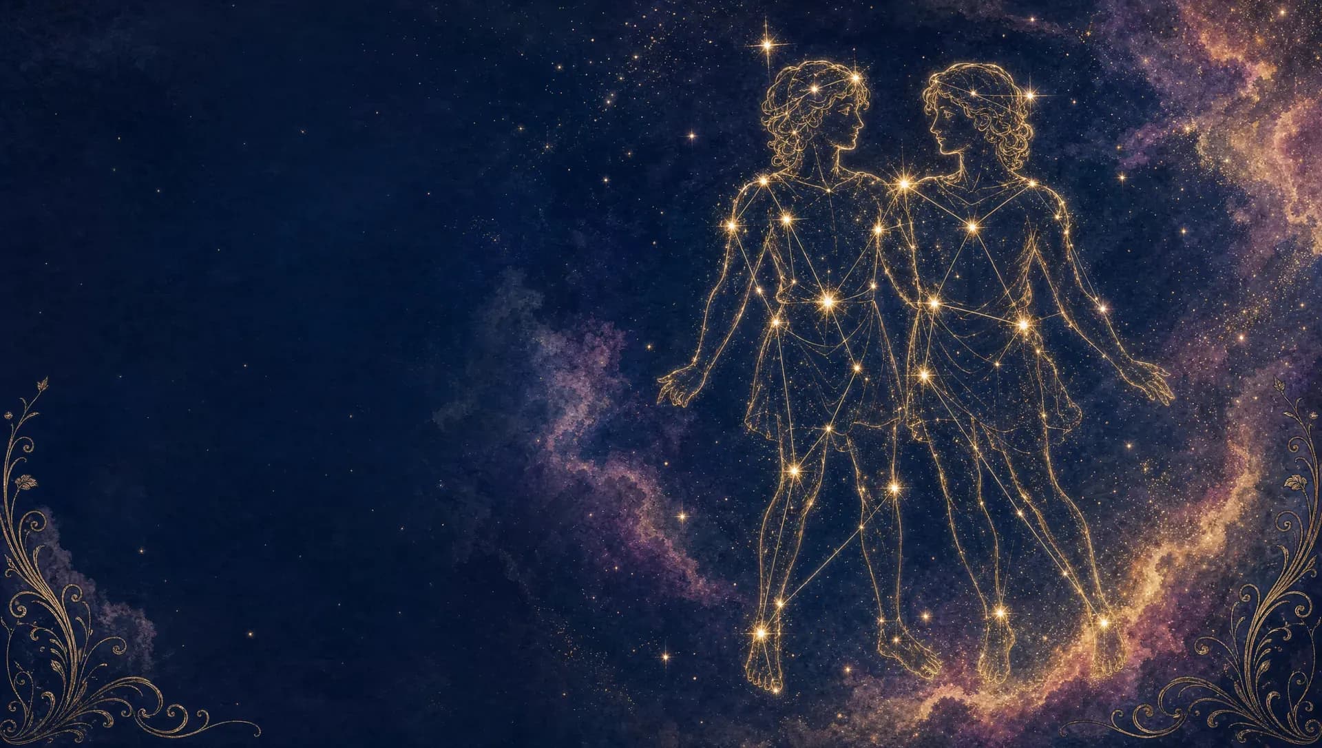Gemini constellation art