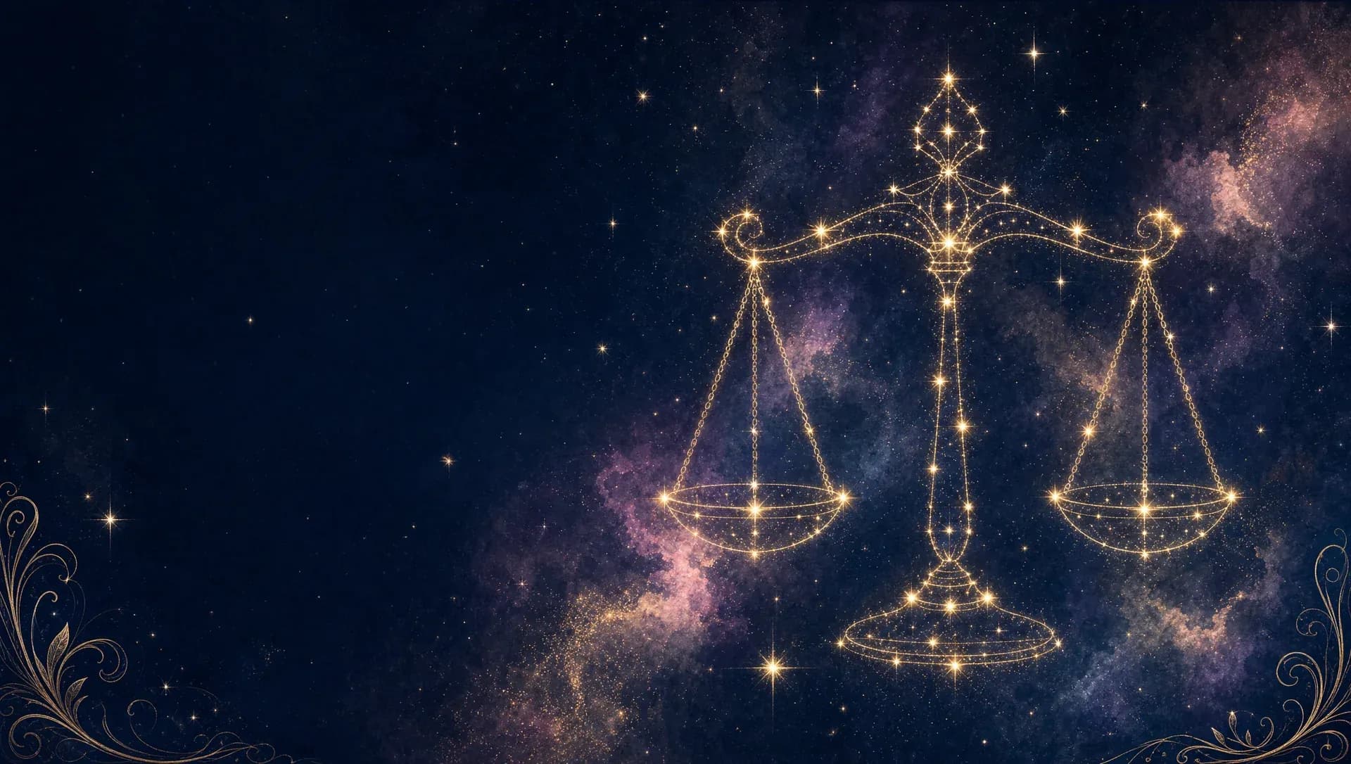Libra constellation art