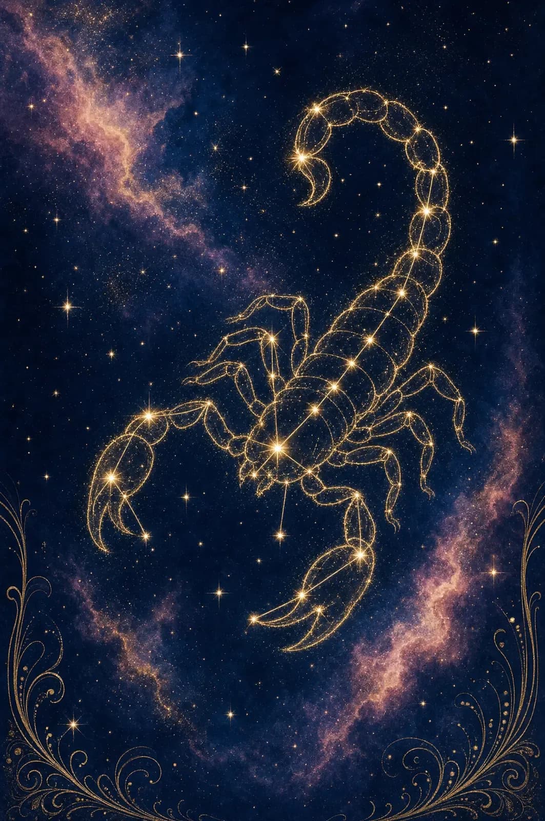 Scorpio constellation art