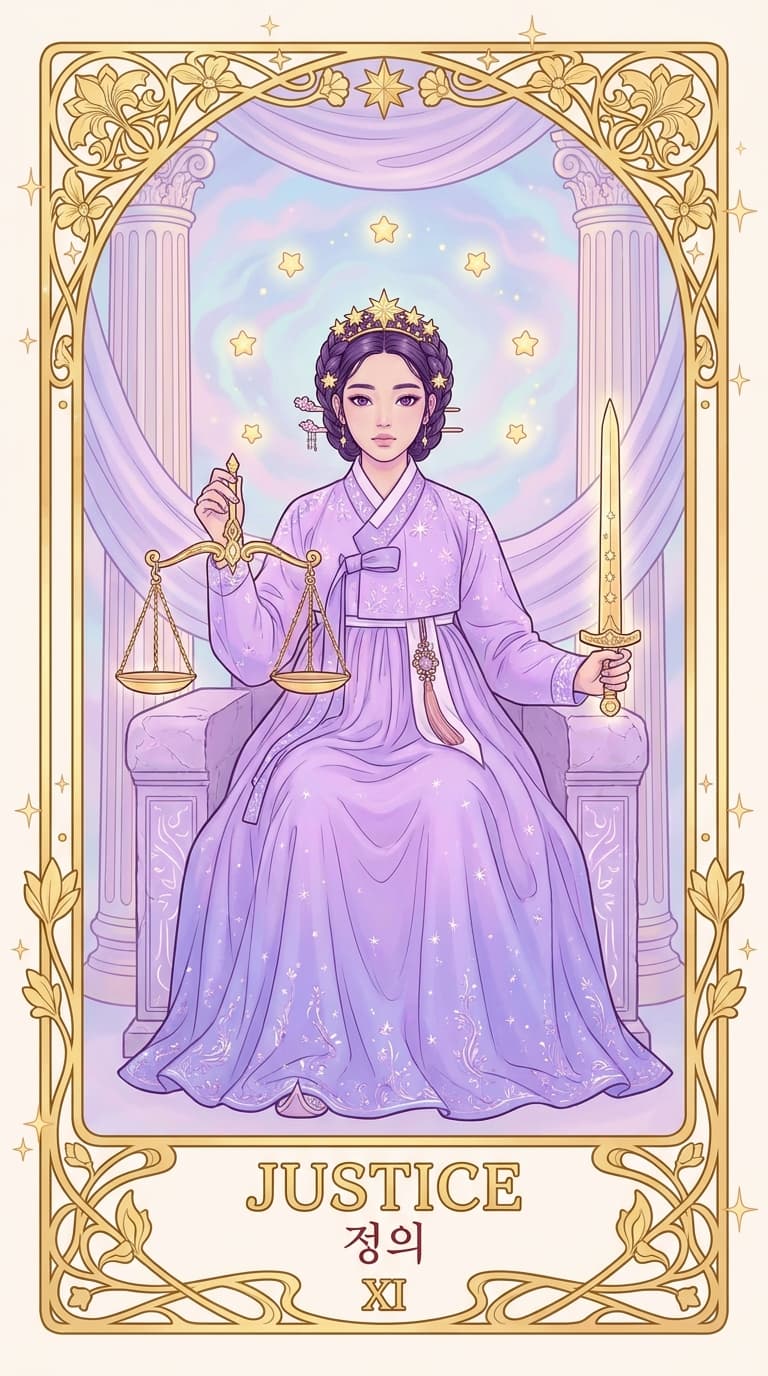 정의 타로 카드