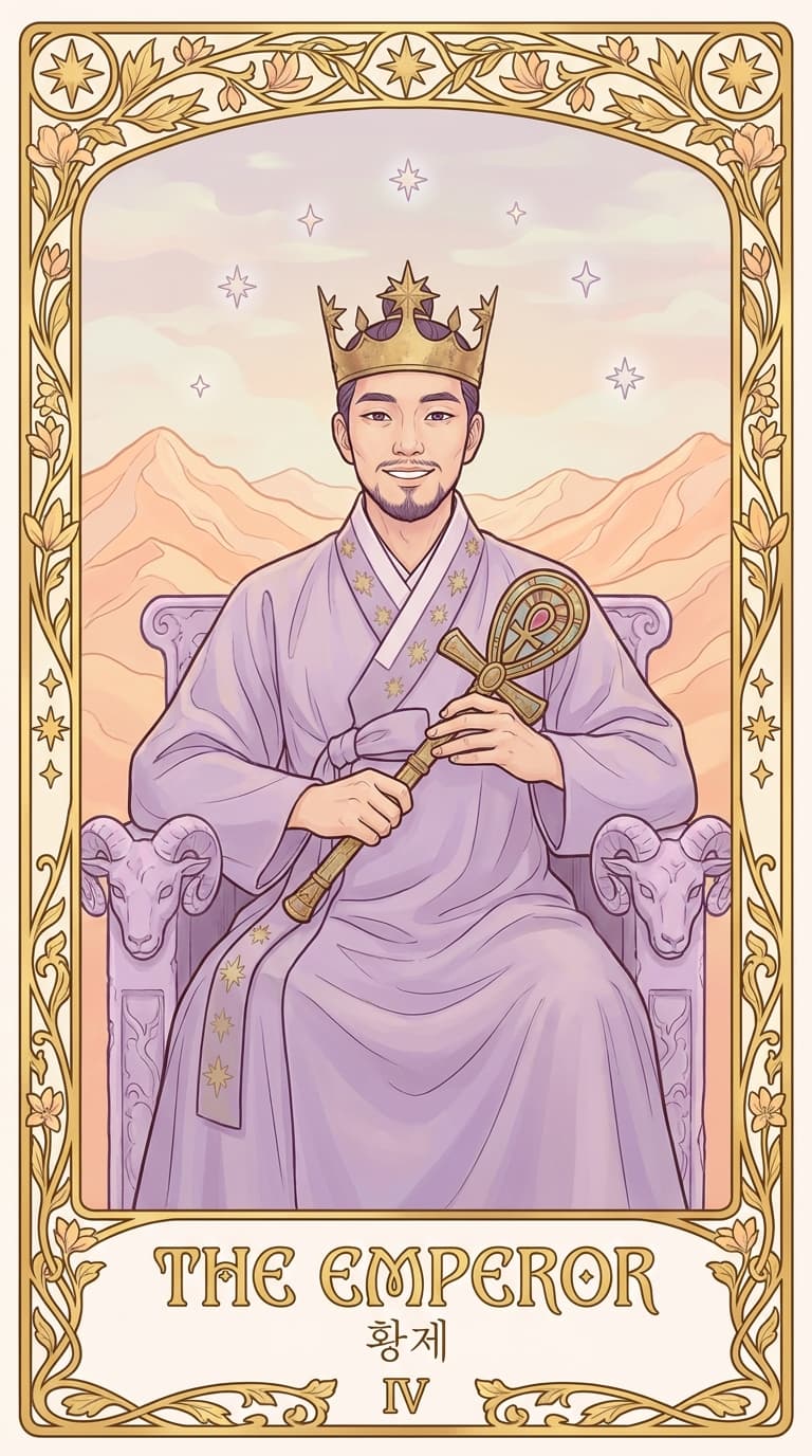 황제 타로 카드