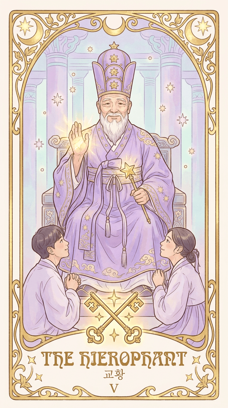 교황 타로 카드