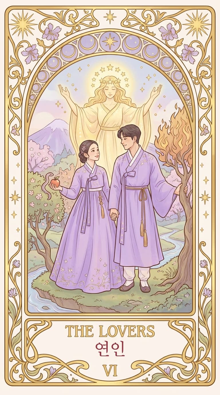 연인 타로 카드